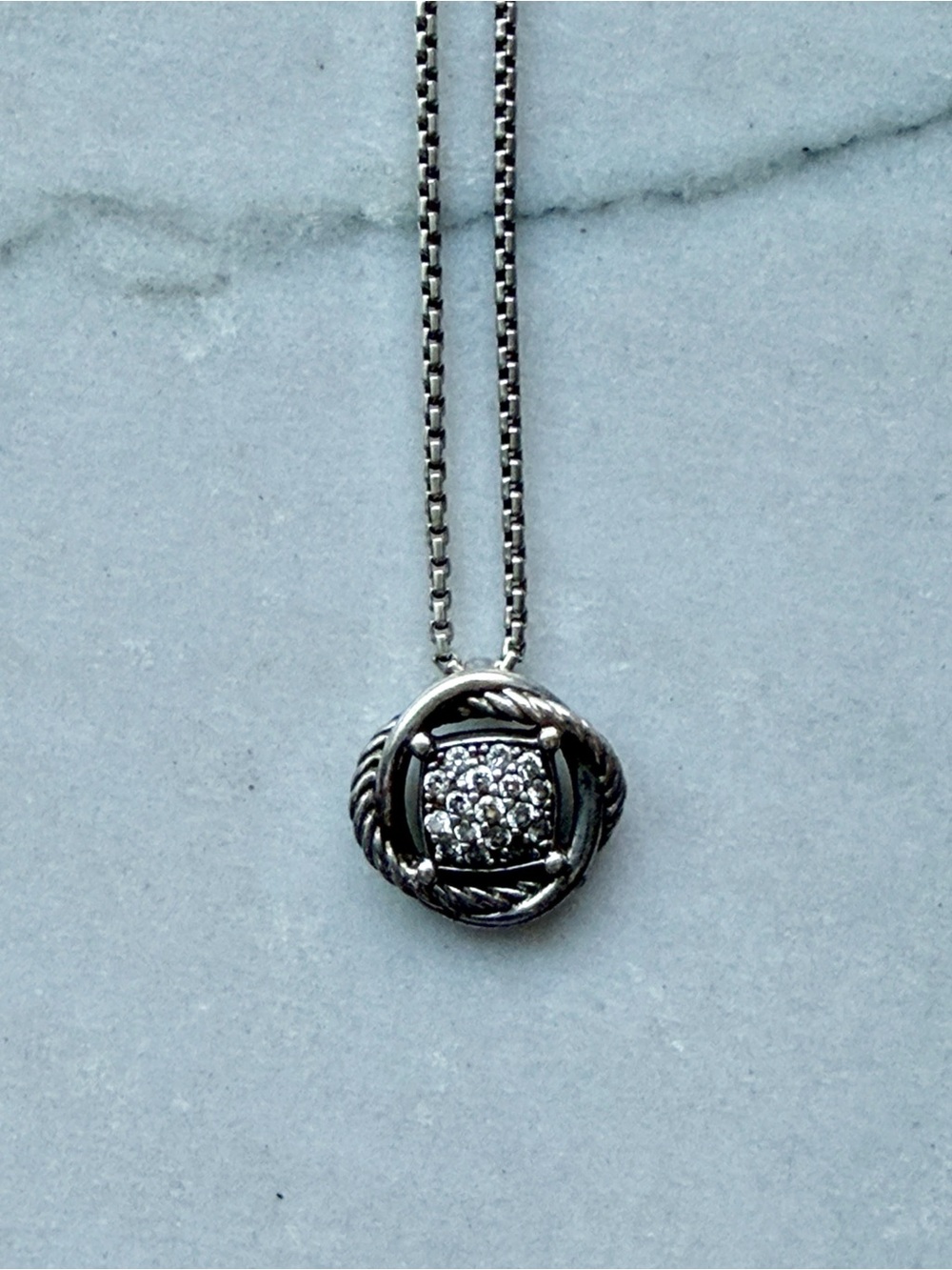 David Yurman Diamond Necklace